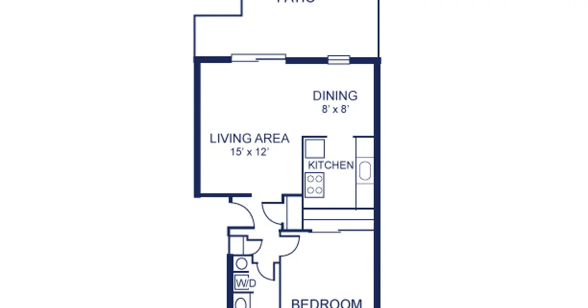 Unit 747A 1Bd/1Ba Dn W/D (D) Courts of Valle Vista